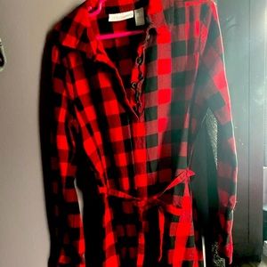 Flannel dress